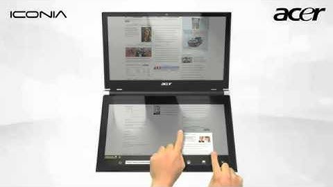 Acer Iconia-6120 Dual-Screen Touchbook