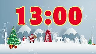 13 minute timer winter (Snowfall Butterflies Tones at End)🎵⏰