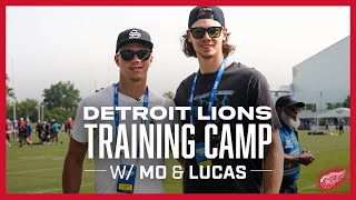Spend a Day with Mo Seider & Lucas Raymond at Lions Training Camp