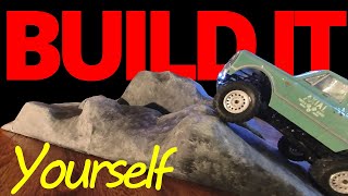 How to DIY Build Indoor Obstacles for mini RC Crawler Course on a budget.