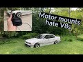 The E34 540i Motor mounts failed!