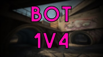 BOT 1v4 Clutch on Overpass (CSGO)