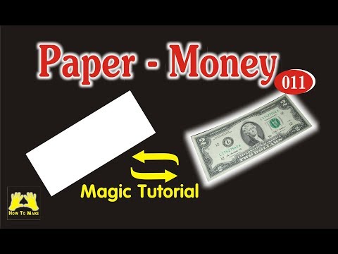 Change Paper To Money Trick Revealed By A I Magic