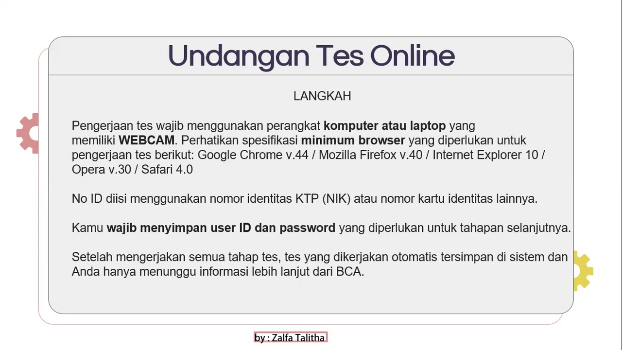 [2] Magang Bakti BCA 2023/2024 - Undangan Tes Online
