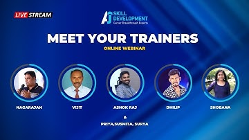 Meet Your Trainers |  Salesforce Study Tips & Career Guidance | AJ Skill Development Academy