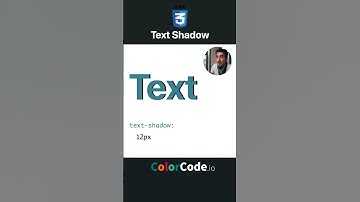 CSS Text Shadow Effect in 1 Minute - Tutorial for beginners #shorts