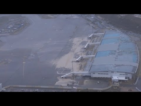 First Aerial footage of Princess Juliana Airport, Saint Martin