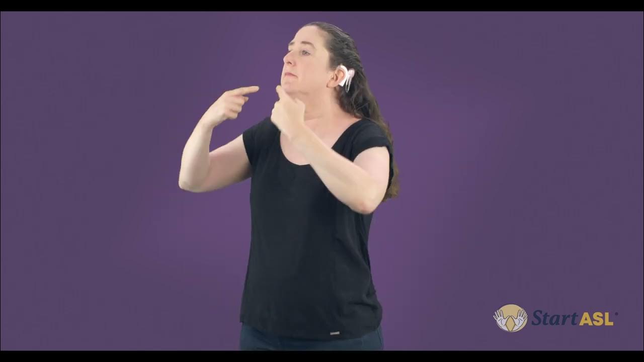 announcement in ASL YouTube