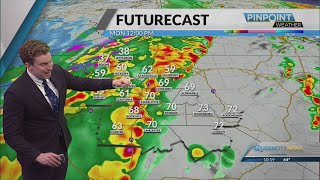 Tracking potential severe weather moving into Charlotte area Monday morning