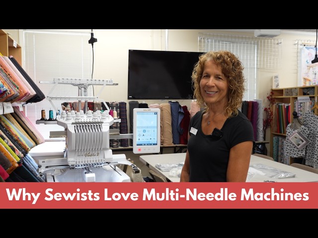 Why Sewists Love Multi-Needle Embroidery Machines - YouTube