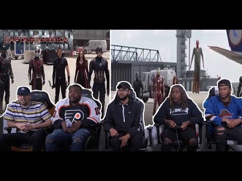Captain America Civil War-Airport battle  Pt.1 REACTION