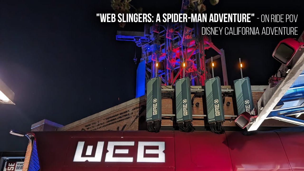  Slingers A Spider Man Adventure Disneyland Resort California