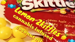 NEW UK Cannabis infused coconut oil THC new edibles carrot soup and cherry yoghurt #LemonZkittles
