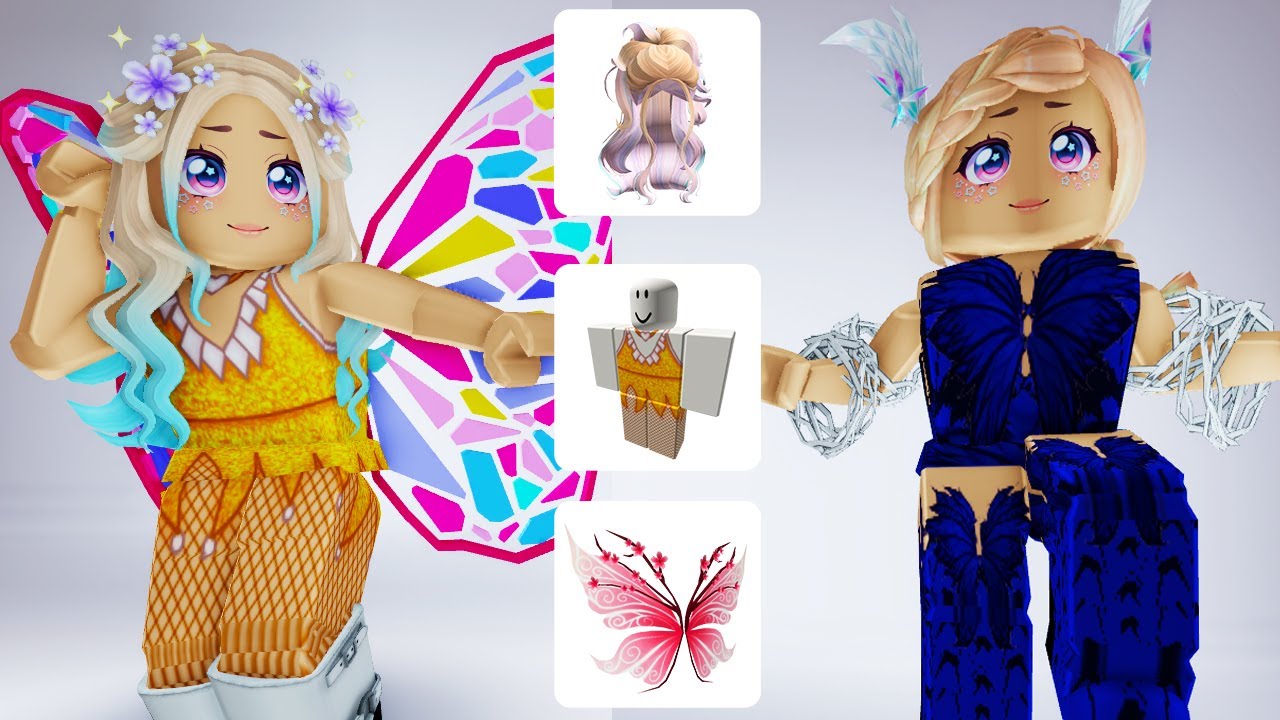 Roblox outfit ideas compilation! (y2k, Garden fairy, da hood, fairies, R6  and preppy) 