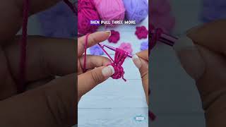 Easy Crochet Puff Flower Tutorial for Beginners #crochet