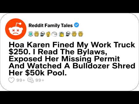 Karen Fined My Work Truck $250. I Read The Bylaws, Exposed Her Missing Permit - Reddit Family Tales