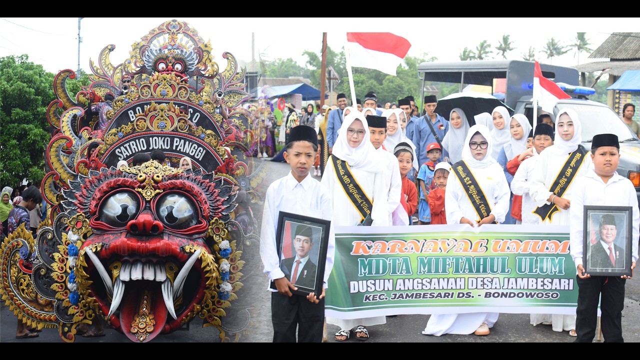 DAUL BONDOWOSO//KARNAVAL UMUM  MDTA MIFTAHUL ULUM dalam rangka Haflatul Imtihan 1 Februari 2026