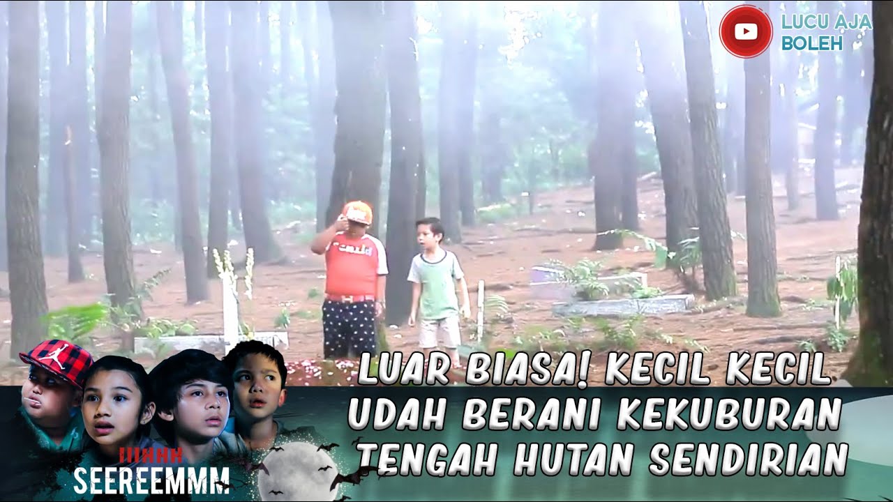 LUAR BIASA! KECIL KECIL UDAH BERANI KEKUBURAN TENGAH HUTAN SENDIRIAN - IH SEREM