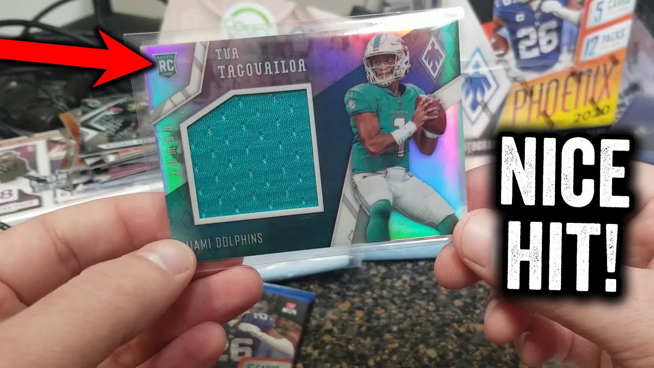 2020 Panini Phoenix Football Card BOX BREAK! Tua Rookie Card!!
