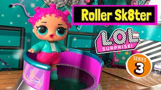 РОЛЛЕР СКЕЙТЕР  LOL SURPRISE МЕБЕЛЬ  3 серия / Furniture Roller Rink with Roller Sk8er series 3