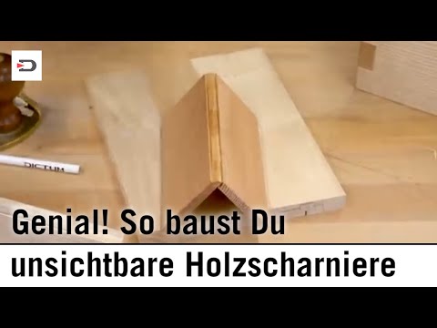 Video: Wie funktioniert ein unsichtbares Scharnier?