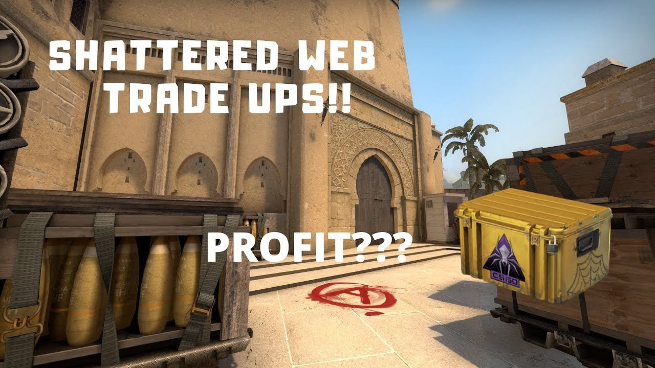 PROFITABLE SHATTERED WEB CS:GO TRADE UPS!!! - YouTube