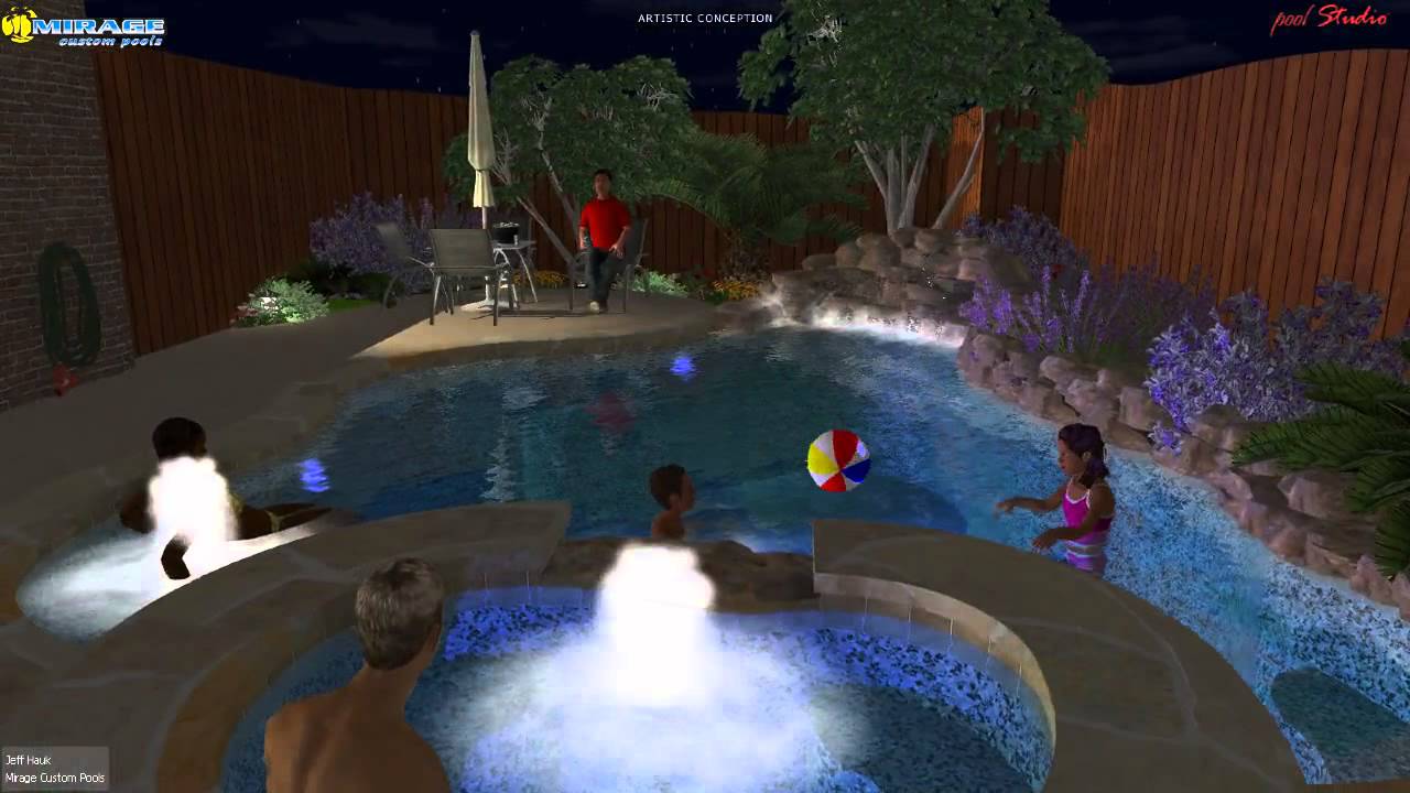 Mirage Custom Pools Pearson Farms Frisco Texas Shaddock Homes