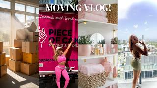 Moving Vlog Ep. 1! Empty Apartment tour! Packing + bathroom decor and organization tips!