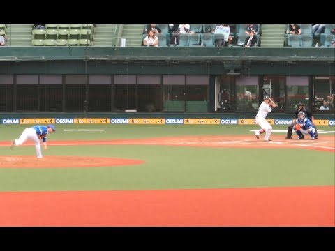 横浜DeNAベイスターズ2軍　8回裏　福地元春投手の投球風景20180426メットライフドーム