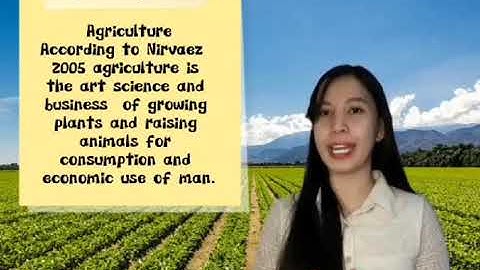 INTRODUCTION TO ORGANIC AGRICULTURE & UNIT 1: ORGANIC AGRICULTURE IN THE PHILIPPINES