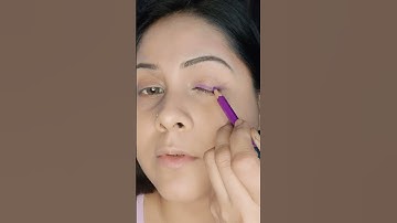 Tried Pencil Colors As Eyeliner Hack 🌼 Testing Viral Hack #shorts #makeuphack