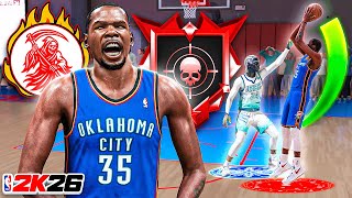 PRIME KEVIN DURANT BUILD + LEGEND DEADEYE is OVERPOWERED in NBA 2K26