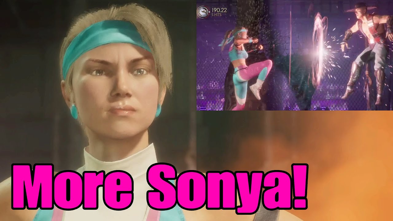 More Sonya Blade! Sonya Air Energy Rings Krushing Blow Combo! - YouTube