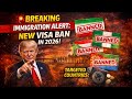 🚨 Breaking Immigration Alert: New Visa Ban Targets These Countries Starting 2026