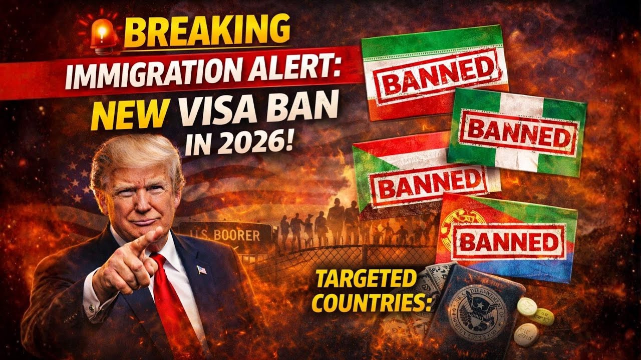 🚨 Срочное сообщение об иммиграции: с 2026 года в отношении этих стран будет введен новый визовый ...