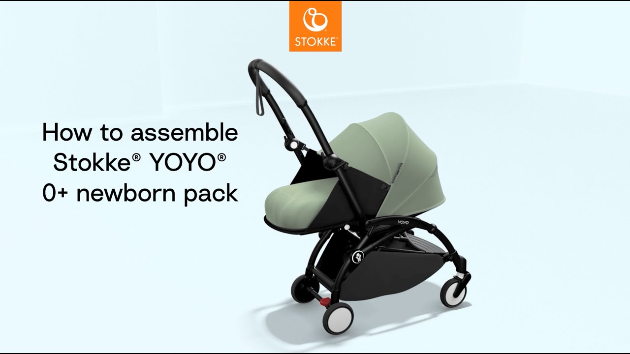 STOKKE】 YOYO3 0+ 初生嬰兒套件安裝教學 | YOYO3 0+ Assembly - YouTube