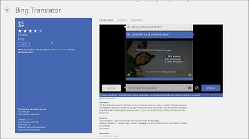 Bing Translator For Windows 8