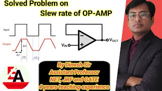 Solved questions on SLEW RATE.