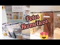 Tudo sobre os meus potes Herméticos! #decoração #herméticos  #potes #organização