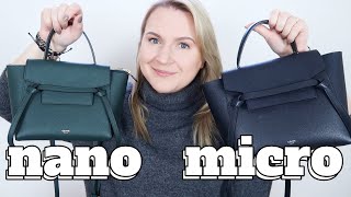 Celine *Belt Bag* 😍Nano Vs Micro| Size Review, Modshots, What Fits... -  Youtube