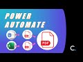 How to Merge Word DOCX and Excel XLSX Files as PDFs in Power Automate