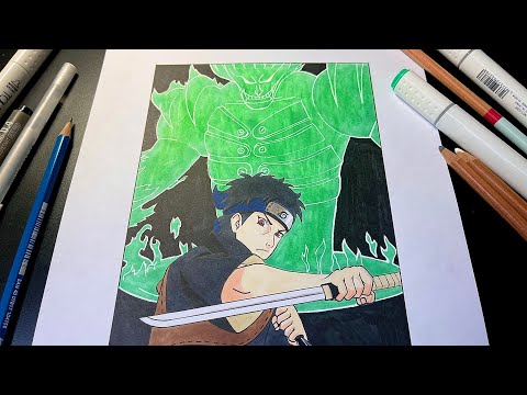 Experd HQS - By:André/@andreebatista180 #shisui #shisuiuchiha  #narutoshippuuden #naruto #susanoo #uchiha #draw #draws #drawing #art #arte  #artes #desenho #desenhar #desenhando #colorir #cor #pintar #experdhqs