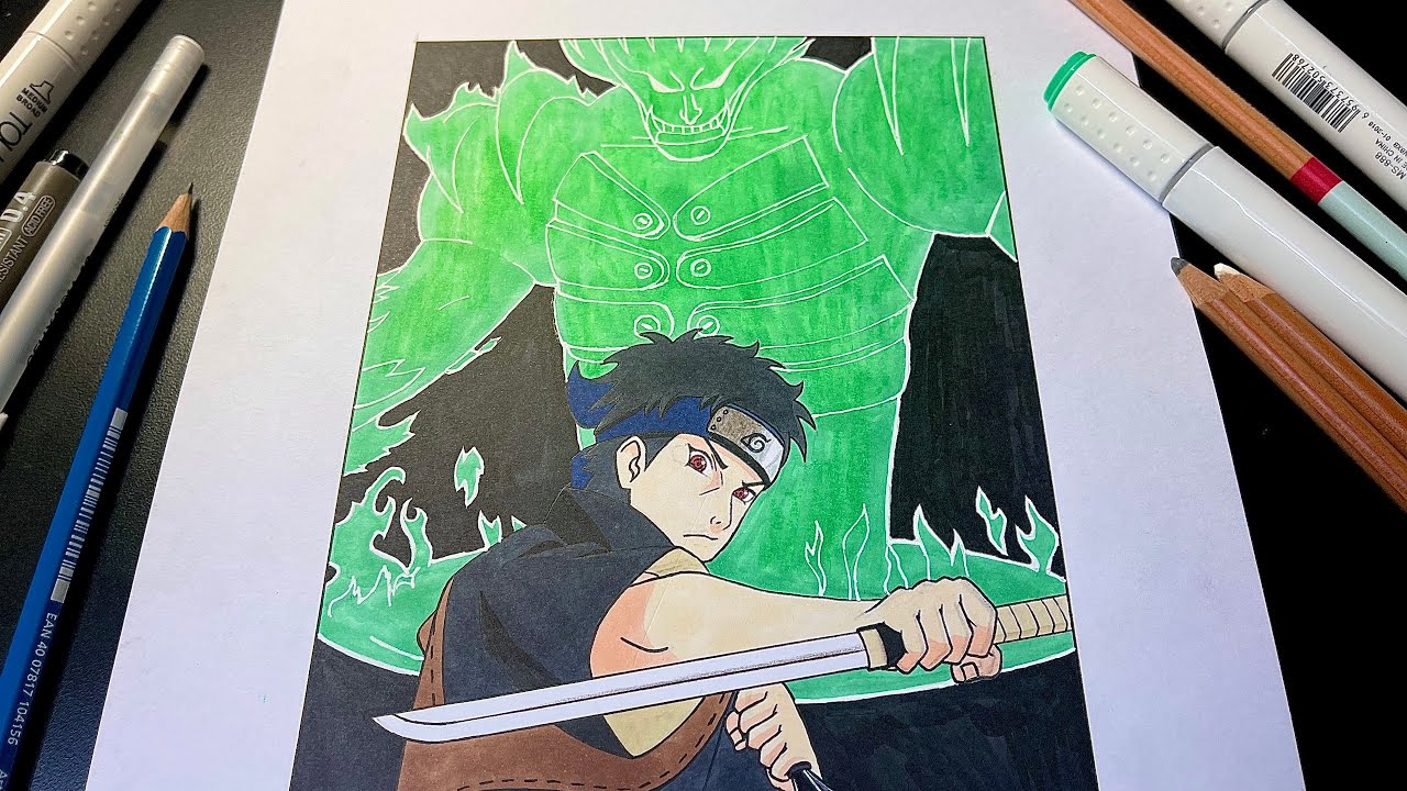 Experd HQS - By:André/@andreebatista180 #shisui #shisuiuchiha  #narutoshippuuden #naruto #susanoo #uchiha #draw #draws #drawing #art #arte  #artes #desenho #desenhar #desenhando #colorir #cor #pintar #experdhqs