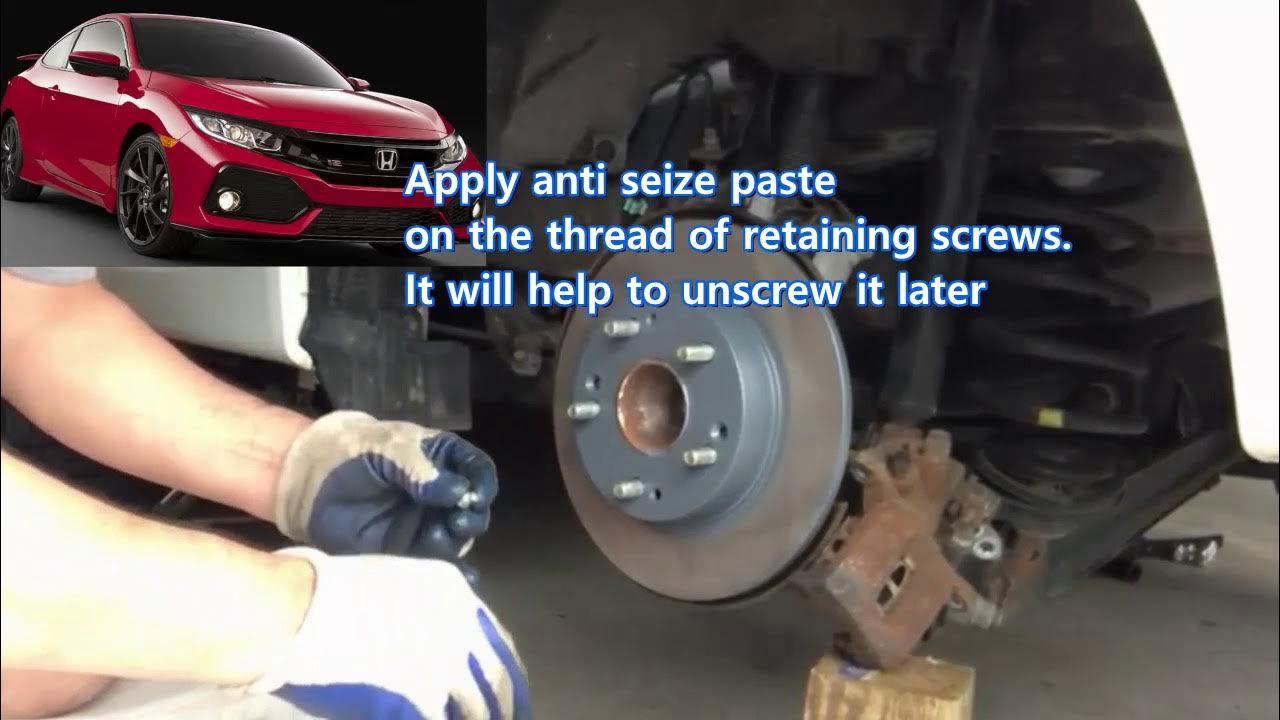 Applying Anti Seize Compound on Brake Hub & Retaining Screw (How to