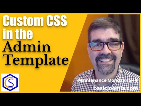 How to add Custom CSS to the Admin Template of Your Joomla 4 Website - 🛠 MM #241