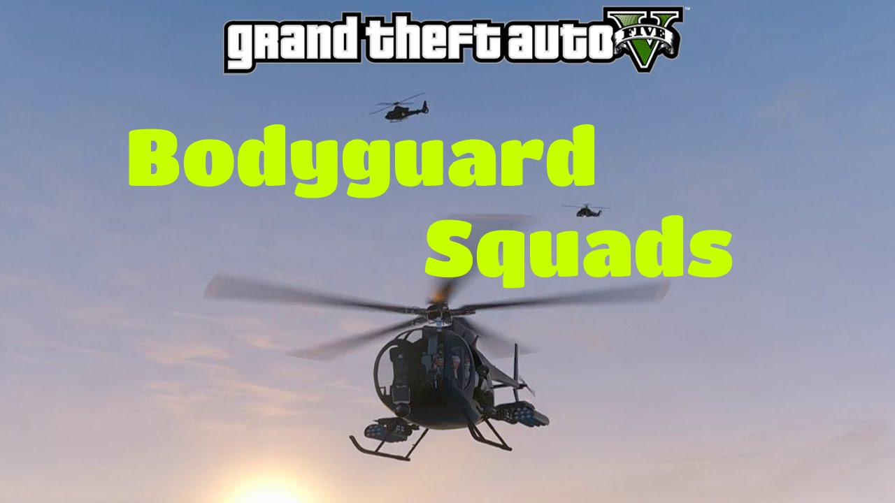 GTA V Bodyguard Squads Mod (Alpha version) Best bodyguard mod ever
