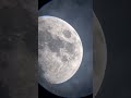 The Moon through my Telescope🌘🔭  #space #astronomy  #science  #shorts