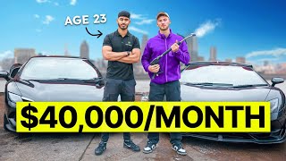 23-Year Olds Start $40K/Month Car Detailing Business