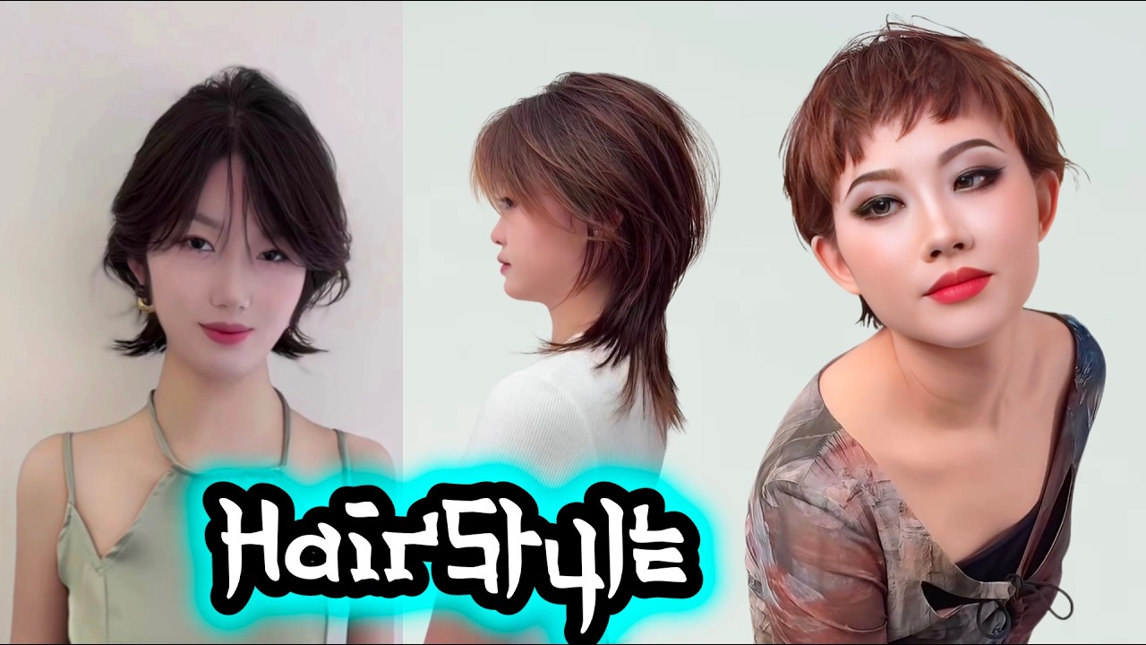 Корейская стрижка «Волчий хвост» против стрижки «Пикси» – какая из них победит? #красивая #прическа