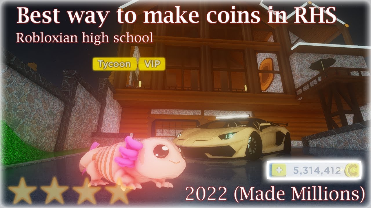 Best way to make coins in Robloxian High School (2022) - YouTube
